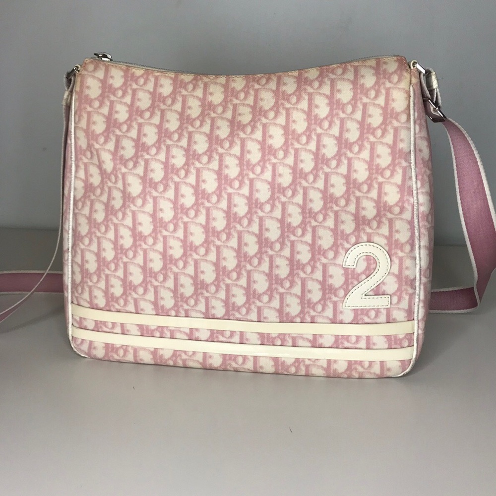 *SOLD* rare huge monogram dior messenger bag